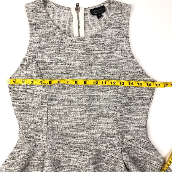 TOPSHOP Peplum Sleeveless Top - Picture 4 of 5